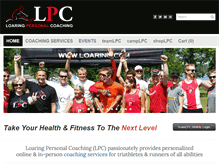 Tablet Screenshot of loaringpersonalcoaching.com